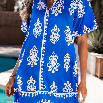 Halle Puff Sleeve Mini Dress