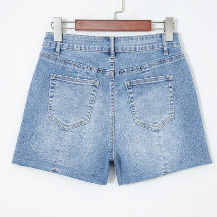 Rayne Wash Raw Hem Shorts