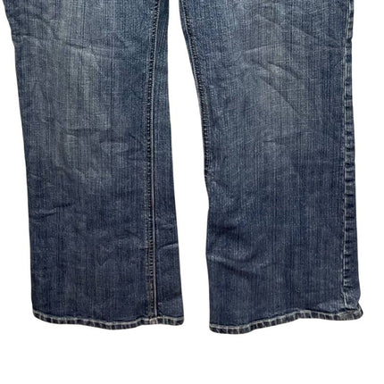 Chicos Platinum Size 2.5 Short Large 14 Stretch Cotton Straight Leg Denim Jeans