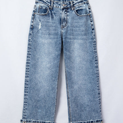 Elia Cuffed Straight Loose Jeans