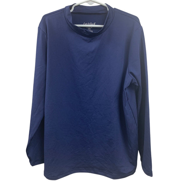 New Cat & Jack Kids Large (10/12) Husky Long Sleeve UPF 50+ Swim Shirt