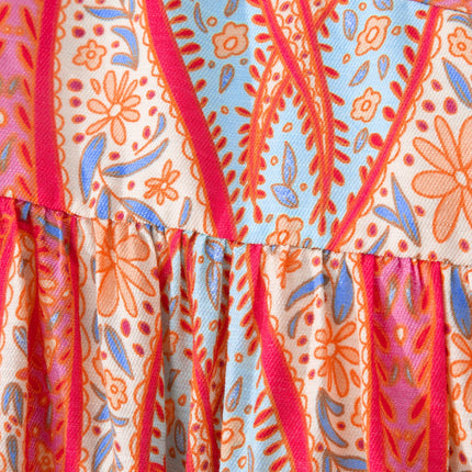 Luz Sleeve Boho Maxi Dress