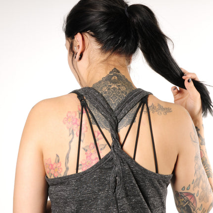Brains Beauty & Piercings Cosmic Twist Back Tank Top