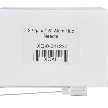 Jeffers Aluminum Hub Needles, Box of 100
