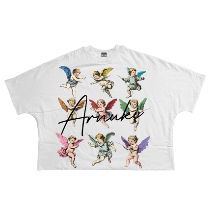 Cherubs V2 Streetwear Cropped Boxy Tee Cotton For A Soft Breathable Fit 280GSM