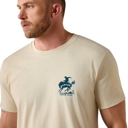 Ariat Mens Classic Fit Short Sleeve Shirt, Patriotic Freedom Western Graphic Tee