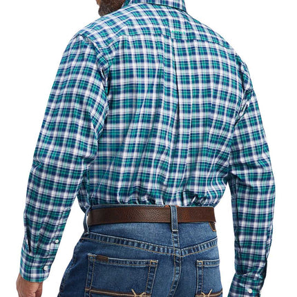 Ariat Men's Pro Series Brantleigh Stretch Classic Fit Shirt, Jelly Bean