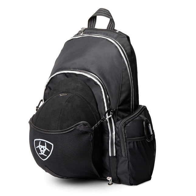 Ariat Ring Riding Backpack – Equestrian Backpack with Helmet Sling, Spur Ring & Crop Holder