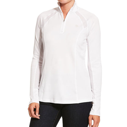 Ariat Womens Sunstopper 2.0 1/4 Zip Long Sleeve Baselayer