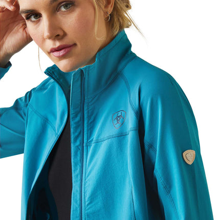 Ariat Women's Agile Softshell Jacket, Mosaic Blue