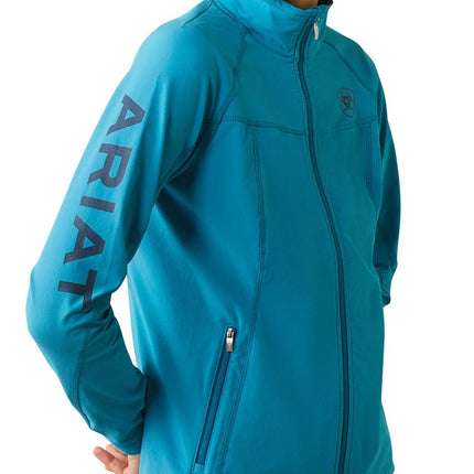 Ariat Women's Agile Softshell Jacket, Mosaic Blue