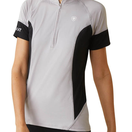 Ariat Women’s Cambria Jersey 1/4 Zip Baselayer – Lightweight Riding Shirt with UPF 50+