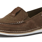 6 / Regular / Brown Suede Floral