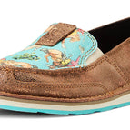 6 / Regular / Copper Metallic/Bucking Turquoise