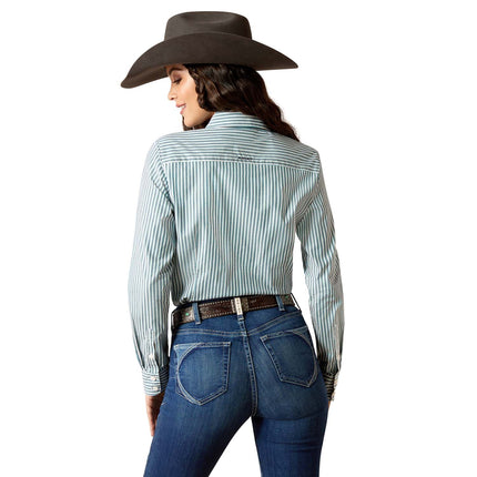 Ariat Women's Kirby Wrinkle-Free Long Sleeve Shirt – Figure-Flattering, Equestrian Performance Top