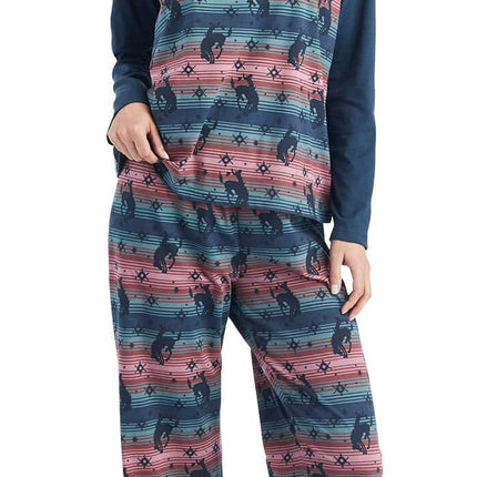 Ariat Women's Pajama Set, Bucking Serape