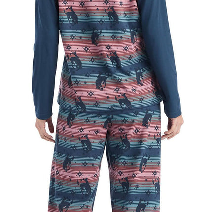 Ariat Women's Pajama Set, Bucking Serape