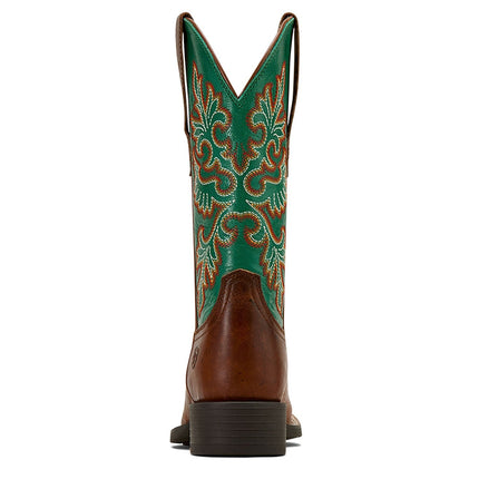 Ariat Women's Round Up Wide Square Toe StretchFit Western Boot