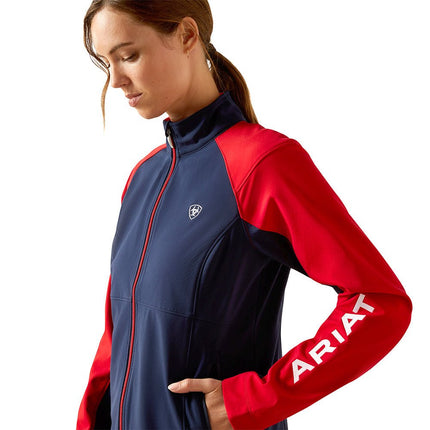 Ariat Womens Team EQ Softshell Riding Jacket – Fleece Lined, Wind & Water Resistant