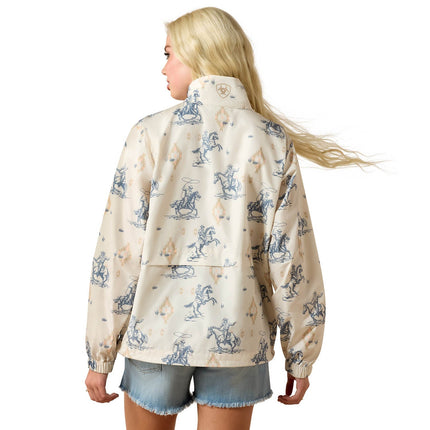 Ariat Women's Whisper Pullover Jacket – Lightweight Water-Repellent Windbreaker