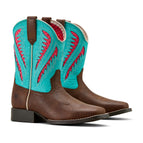 11 / Brown/Turquoise