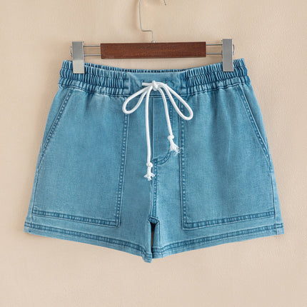 Elle Elastic Waistband Shorts