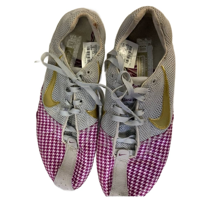 Nike US Ladies Size 8 Bowerman Series Purple Gray Mesh Running Track Shoes