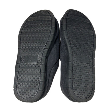 VeraCosy Mens Size 11/12 Gray Corduroy Moccasin Memory Foam House Slippers