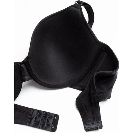 New 3-Pack Fruit of the Loom Womens 36C Black White Smooth Cotton T-Shirt Bras