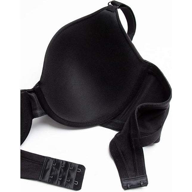 New 3-Pack Fruit of the Loom Womens 36C Black White Smooth Cotton T-Shirt Bras
