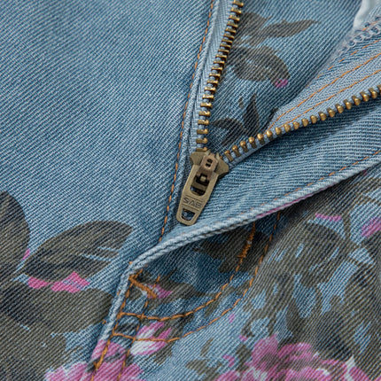 Esme Floral Print Bootcut Jeans