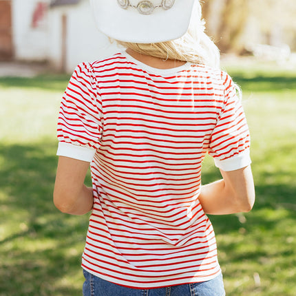 Winona Puff Sleeve T Shirt