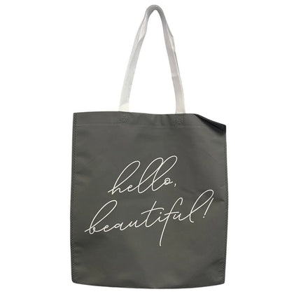 New Upcycled Hand Printed Kinda Bad & Kinda Boujee Shopper Tote Bag