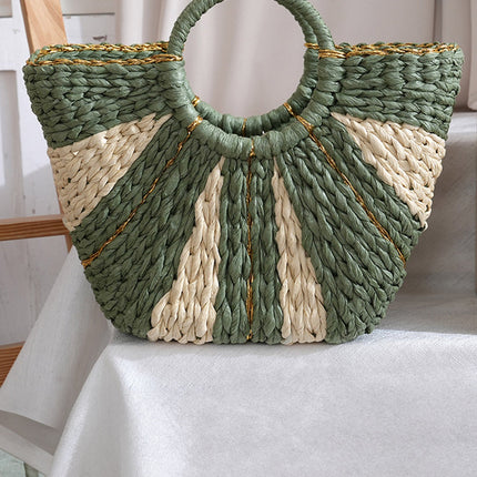 Rachel Handwoven Straw tote Bag