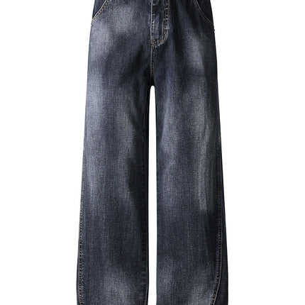 BLACK WASH BAGGY DENIM