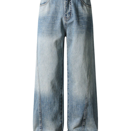 PANEL BAGGY DENIM