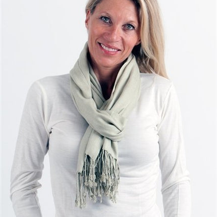 Bamboo Viscose Scarf in Black