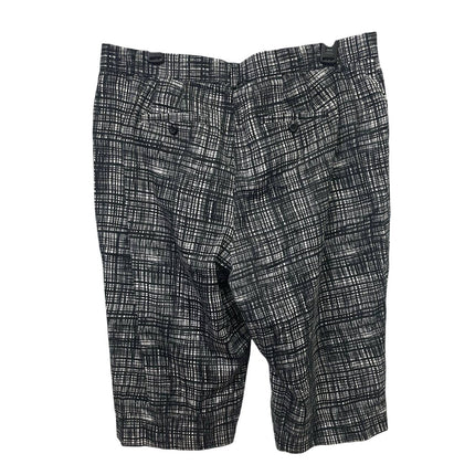 Christopher & Banks Womens Size 16 Stretch Cotton Skimmer Plaid Shorts