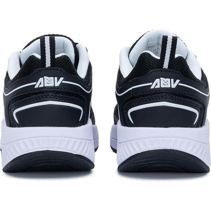AOV Womens Size 10.5 Black Lace Up Arch Support Plantar Fasciitis Walking Shoes