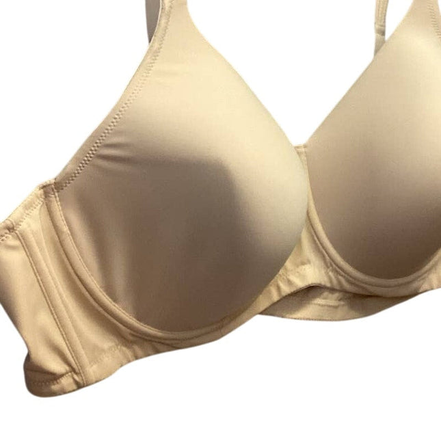 Leading Lady Size 50C Nude Tan Soft Cup Underwire Adjustable Strap 4 Hook Bra