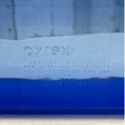 Pyrex Corning Blue Ovenware Cookware 1.5QT Microwave Oven Safe Loaf Glass Dish