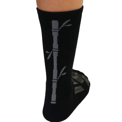 Be Like Bamboo Viscose Crew Socks Unisex Black Color - 5-pack