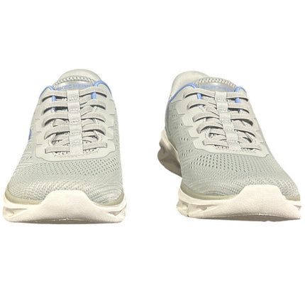 New In Box Skechers Womens Size 6 Gray Mesh Hands Free SwiftFit Slide In Shoes