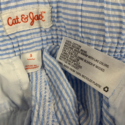 Lot of 3 New Girls XS (5/6) Striped Pants Short Long Sleeve Polo Tee Shirt