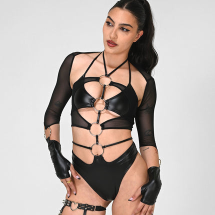 Black Mesh O-Ring Sleeves