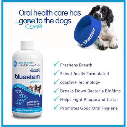 bluestem Fresh Breath Plaque & Tartar Control Water Additive for Dogs & Cats