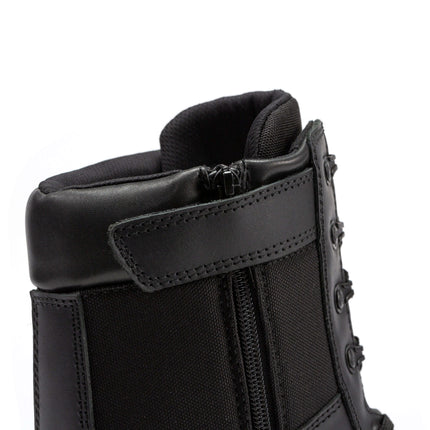 Botas Pro Black Men's 8 inch Side Zipper Military Tactical Boots BP703