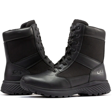 Botas Pro Black Men's 8 inch Side Zipper Military Tactical Boots BP703