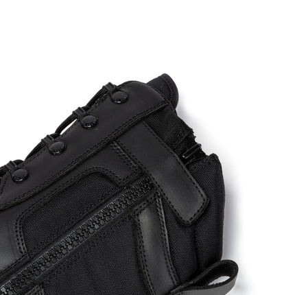Botas Pro Black Men's 8 inch Side Zipper Rubber Sole Tactical Boots BMP110BK