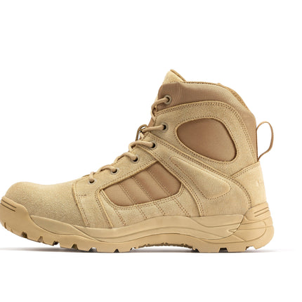 Botas Pro Sand Men's 6 inch Side Zipper Rubber Sole Tactical Boots BMP110